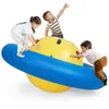 Image de COSTWAY Balle Gonflable dEscalade Enfants - Ø233CM Charge 113KG - Balle Rebondissante Intérieur Extérieur - Enfants 5 Ans+ - Jaune