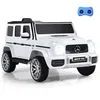 Image de Voiture Électrique Enfants - MERCEDES-BENZ G63 - Télécommande 24G - Lumières LED Musique - Volant avec Klaxon - 30KG MAX   Blanc