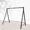 Image de Portique de Balançoire en Métal   DREAMADE - Support de Balançoire Extérieur - 250 KG MAX - 4 Anneaux de Suspension à 1/2 Points