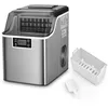 Image de GOPLUS 32L Machine à Glaçons Réservoir Machine à Glace Domestique Glace 18kg en 24h Salle de Stockage 12KG 26x36x38cm