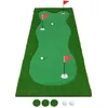 Image de COSTWAY Tapis de Putting de Golf Poratble 300 x 100 cm-Pelouse Artificielle de 35mm-3 Trous 3 DrapeauxGobelets-Base Antidérapante