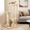Image de COSTWAY Arbre à Chat Multi-Niveaux Poteaux à Gratter Perchoir Supérieur Plateformes Centre dActivités Moderne pour Chats
