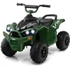 Image de COSTWAY Quad Electrique pour Enfants 12V7Ah LED Musique Klaxon Roues Larges pour Enfants 3 à 8 ans 96 x 58 x 70 cm Vert