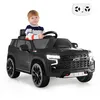 Image de COSTWAY Chevrolet Voiture Électrique 12V/7 Ah pour Enfants Télécommande 2.4G 2 Moteur LED Klaxon MP3 3-6 Ans 25 kg Noir