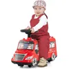 Image de Costway Porteur Enfant En Forme Bus Avec Volant & Musique,bloc Anti-basculement,charge 15 Kg Pour Enfants De 19-36 Mois
