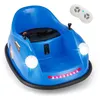 Image de Auto-tamponneuse Électrique Voiture pour Enfants COSTWAY Rotation A 360° Télécommande&Lumières LED&Musique 76x58x39CM Bleu