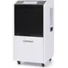 Image de Costway déshumidificateur commercial 118l 790m², drainage automatique, minuterie 24h, 4 roues (blanc)