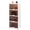 Image de COSTWAY Boîte Rangement Plastique 150 L 4 Caisses de Rangement Pliables avec Portes Magnétiques pour Chambre Salon Cuisine