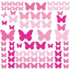 Image de Stickers - Papillons Roses - Hauteur 45,7 Cm