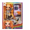 Image de Sparkle & Shine - Poupée Mannequin De 27cm - Orange - Jambes Avec Liquide Pailletés - Des 4ans