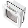 Image de Chatière électronique pour chat Cat Mate Elite Microchip avec minuterie - Blanc