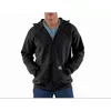 Image de Carhartt - Sweat à capuche poids moyen zippé - K122 - Noir - S