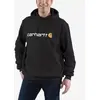 Image de Sweat à capuche Carhartt Signature Logo noir pur - M