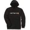 Image de Sweat capuche Signature Logo Hooded CARHARTT Blk/Black - Taille XL - S1100074001XL