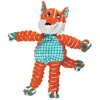 Image de Jouet qui couine - KONG - Floppy Knots - Gris Rouge Blanc - Tissu - Pour Chien