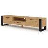 Image de Meuble TV Nuka 200 cm - BB LOISIR - Chêne artisan - Contemporain - Design - Porte(s) et tiroir(s)