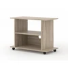 Image de Meuble Tv Commode Tv Yogi Sonoma 60x80x40cm (hxlxp) 2étagères Avec Roues Design Moderne De Haute Qualité