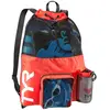 Image de Sac à dos TYR Big Mesh Mummy 40L rouge bleu