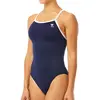 Image de Maillot de bain femme TYR Hexa Diamondfit bleu marine et blanc - 26