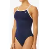 Image de Maillot de bain femme TYR Hexa Diamondfit bleu marine et blanc - 28