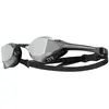 Image de Lunettes de natation TYR Tracer X Elite Race noir avec verres réfléchissants gris