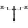 Image de Support double écrans - Eaton - DDR1327SDFC-1 - Bras flexible articulé - Fixation bureau - Écrans 13-27