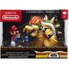 Image de Figurine Mario et Bowser - Coffret diorama JAKKS PACIFIC - Licence Super Mario