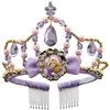 Image de Diadème Disguise Disney Princesses Raiponce Perles Diamants Violet Textile