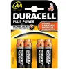Image de Pack de 4 piles Alcaline Duracell Plus Power type AA 15V (R06)