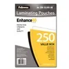 Image de Fellowes Laminating Pouches - pack de 250 - brillant - 216 x 303 mm - pochettes plastifiees