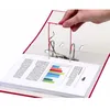 Image de Clips pour archive - Fellowes - Transit - 80 mm - Rouge - Pack de 100