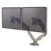 Image de Fellowes kit de montage - bras doubles reglables - pour 2 moniteurs - argent, RAL 9023