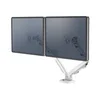 Image de Fellowes kit de montage - bras doubles reglables - pour 2 moniteurs - blanc, RAL 9016