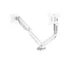 Image de Fellowes Platinum Series kit de montage - bras doubles reglables - pour 2 moniteurs - blanc