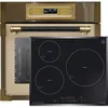 Image de Kaiser FOUR Set EH 6726 ElfAD+KCT 6736 FI Four encastrable rétro 80L + table de cuisson à induction 60cm