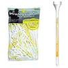 Image de Tees de Golf - Pride - PTS 70mm - Pack de 100 - Jaune - Identification facile
