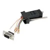 Image de StarTech.com Adaptateur modulaire DB9 (RS232 RS422 RS485) vers RJ45 - Femelle / Femelle - Noir - adaptateur serie - DB-9 pour RJ-45