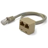 Image de StarTech.com Splitter RJ45 - Cat5 / Cat 5e - Repartiteur Ethernet 2 vers 1 - 1x RJ45 (M) 2x RJ45 (F) - Adaptateur RJ45 - Doubleur Ethernet - repartiteur de reseau