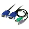 Image de Startech.com Svecon6 Câble Kvm Noir 1,8 M