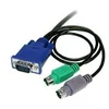 Image de StarTech.com Cable pour Switch KVM VGA avec PS/2 3 en 1 - 1.80m - cable clavier / video / souris (KVM) - 1.8 m