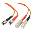 Image de Câble fibre optique duplex multimode 62.5/125 OM1 - 2m - ST vers SC - Orange - STARTECH