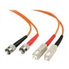 Image de StarTech.com 2m Fiber Optic Cable - Multimode Duplex 62.5/125 - LSZH - ST/SC - OM1 - ST to SC Fiber Patch Cable (FIBSTSC2) - cable reseau - 2 m