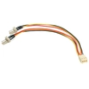 Image de Startech.com Câble Y D'alimentation Pour Ventilateur Tx3 - Câble Répartiteur 3 Broches Pour Pc -15cm