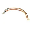 Image de StarTech.com Cable Y d'alimentation pour Ventilateur TX3 - Cable Repartiteur 3 broches pour PC -15cm - 1x Molex Fan (F), 2x Molex Fan (M) - repartiteur d'alimentation de ventilateur - alimentation interne - 3 broches pour alimentation interne - 3 broche