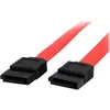 Image de Câble Sata De 46 Cm - Cordon Serial Ata En Rouge - Câble Sata De 46 Cm