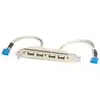 Image de 4 Port Usb A Female Slot Plate