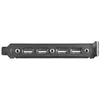 Image de StarTech.com Equerre USB 4 ports - Adaptateur de Slot 4 ports USB 2.0 A Femelle - panneau USB - USB pour IDC 9 broches
