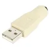 Image de Adaptateur souris PS/2 vers USB - STARTECH - USB A male - PS/2 Femelle - Noir - Adaptateur