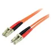 Image de StarTech.com 5m Fiber Optic Cable - Multimode Duplex 62.5/125 - LSZH - LC/LC - OM1 - LC to LC Fiber Patch Cable (FIBLCLC5) - cordon de raccordement - 5 m - orange