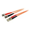 Image de StarTech.com 3m Fiber Optic Cable - Multimode Duplex 62.5/125 - LSZH - OM1 - LC to ST Cat6 Patch Cable (FIBLCST3) - cordon de raccordement - 3 m